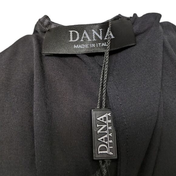 NWT DANA PISARRA Silk Halter Sheer Lace Nightgown XL - Picture 4 of 10